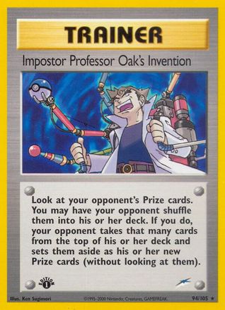 Impostor Professor Oak's Invention (94) (1st Edition) - Neo Destiny