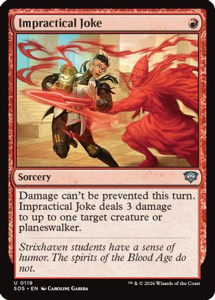 Impractical Joke (119) Foil - Secrets of Strixhaven