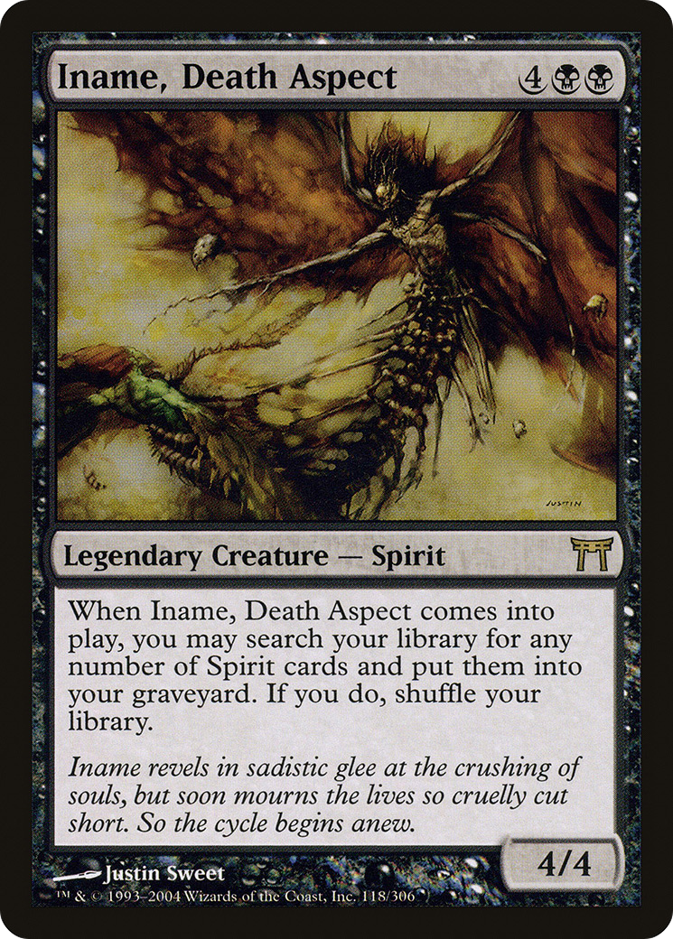 Iname, Death Aspect (118) Foil - Champions of Kamigawa