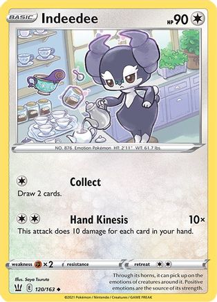 Indeedee (120) Reverse Holofoil - Battle Styles