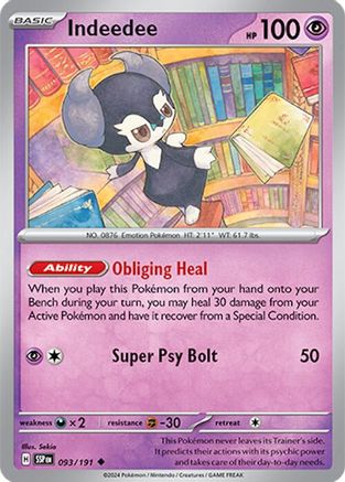 Indeedee (93) - Surging Sparks