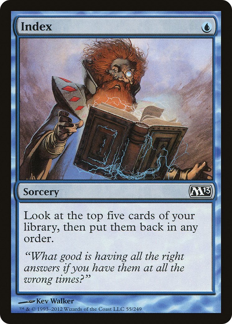 Index (055) Foil - Magic 2013