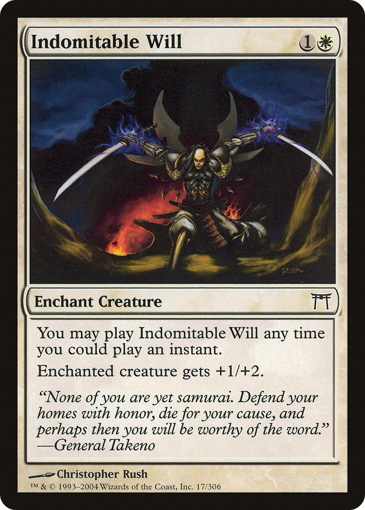 Indomitable Will (017) - Champions of Kamigawa