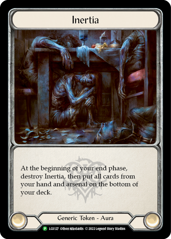 Inertia // Ponder (LGS127) Cold Foil - Flesh and Blood: Promo Cards
