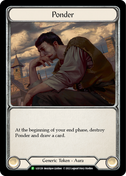 Inertia // Ponder (LGS127) Cold Foil - Flesh and Blood: Promo Cards