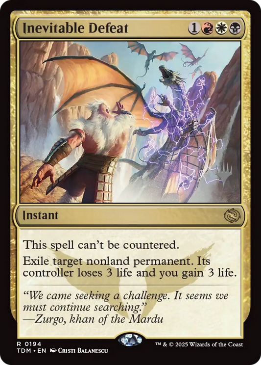 Inevitable Defeat (Promo Pack) (194) - Tarkir: Dragonstorm