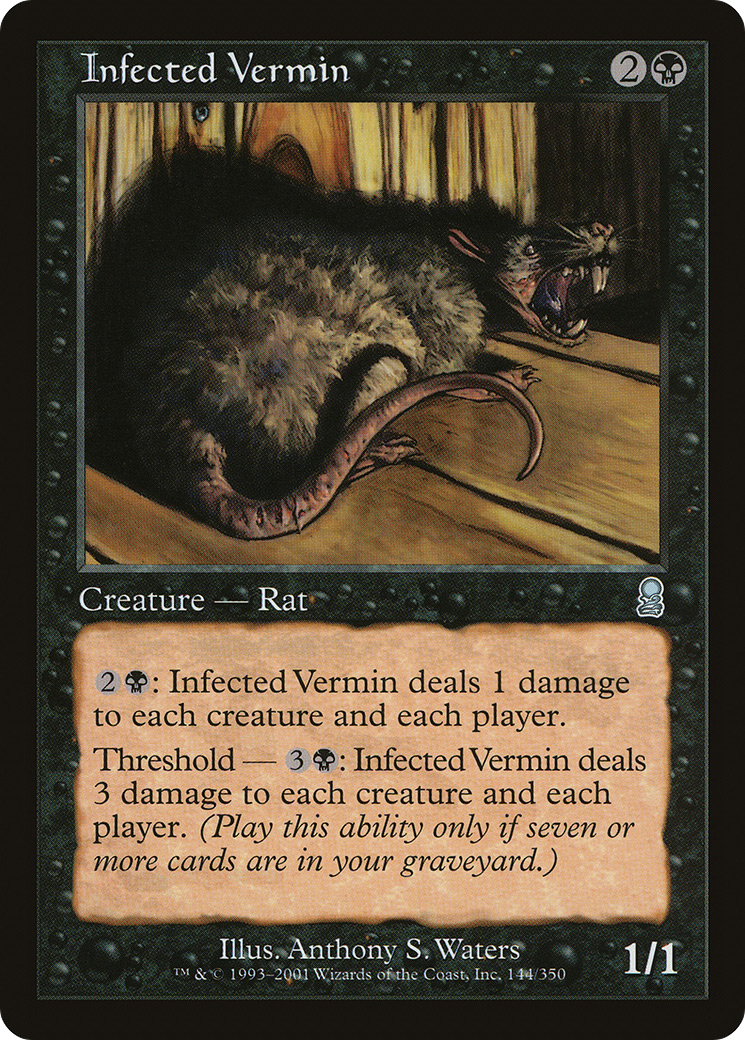 Infected Vermin (144) Foil - Odyssey