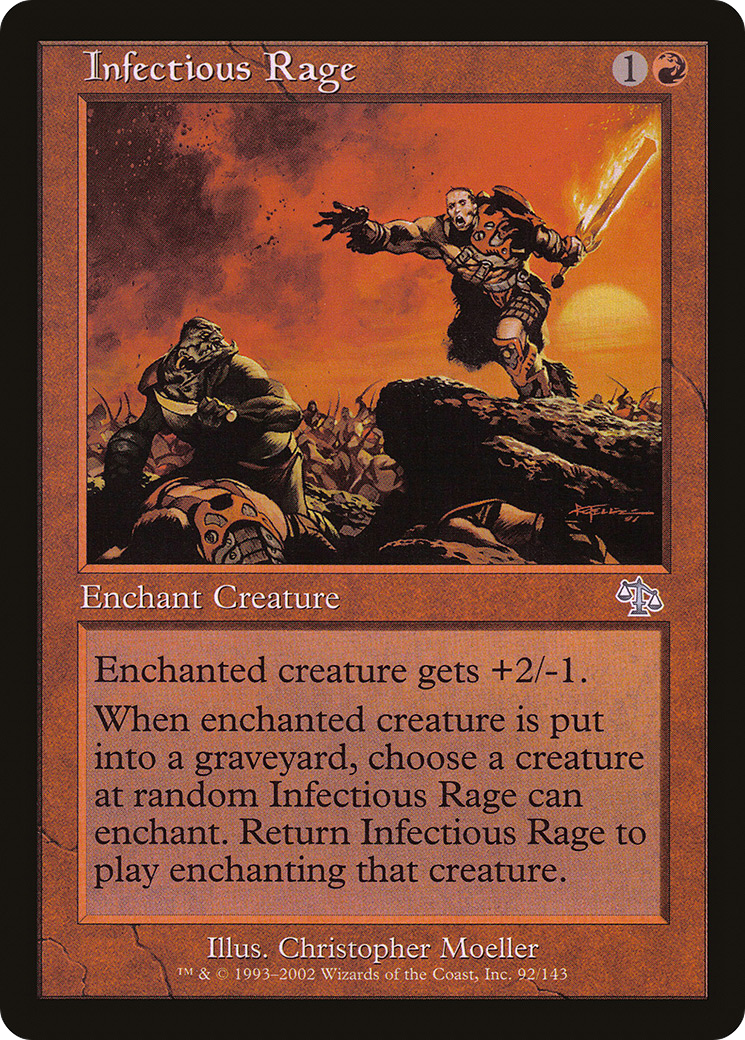 Infectious Rage (092) Foil - Judgment