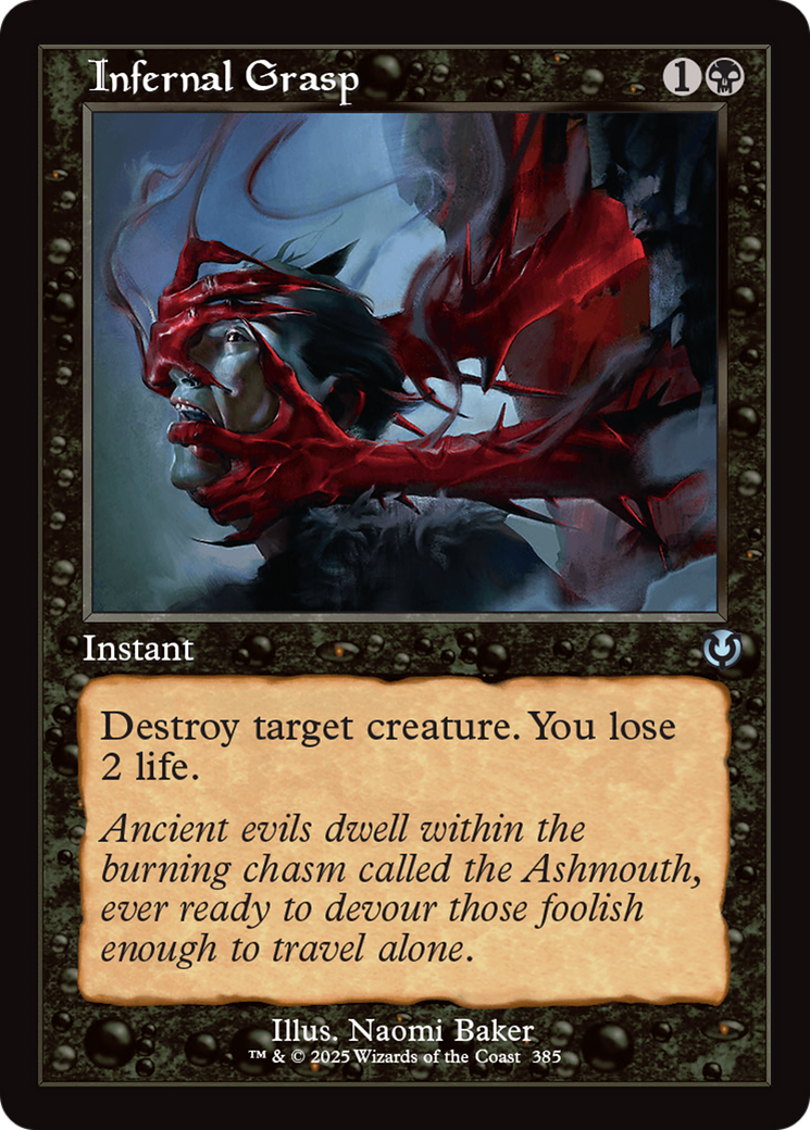 Infernal Grasp (Retro) (385) Foil - Innistrad Remastered