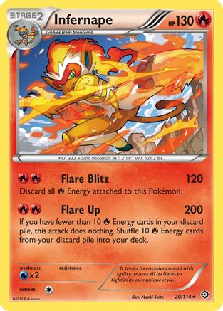 Infernape (20) Holofoil - Steam Siege