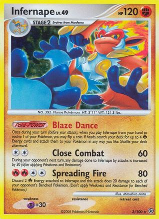 Infernape (3) Holofoil - Stormfront