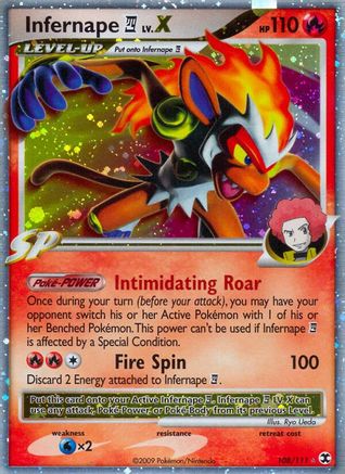 Infernape E4 Lv.X (108) Holofoil - Rising Rivals