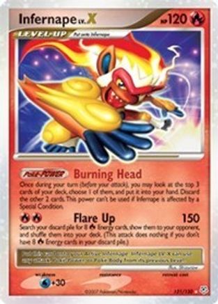 Infernape LV.X (121) Holofoil - Diamond & Pearl