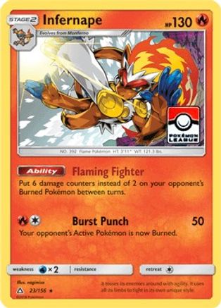 Infernape (Pokemon League) (23) Reverse Holofoil - League & Championship Cards