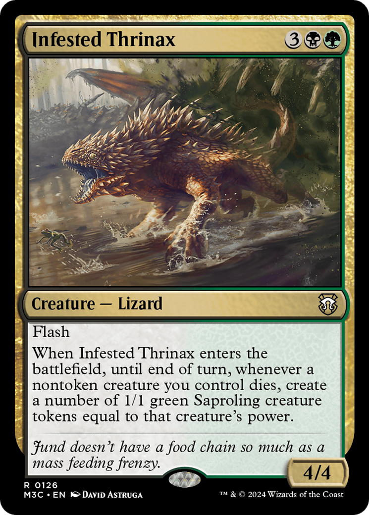 Infested Thrinax (126) - Commander: Modern Horizons 3