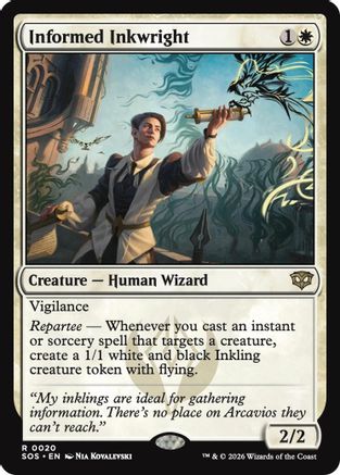 Informed Inkwright (020) Foil - Secrets of Strixhaven