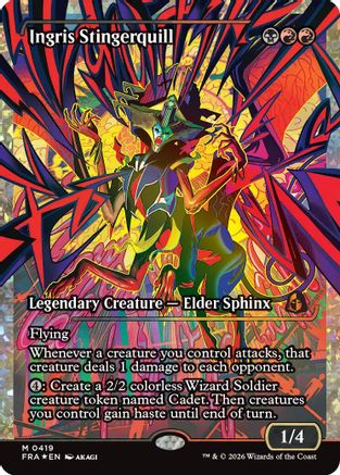 Ingris Stingerquill (Showcase) (419) Fracture Foil - Reality Fracture