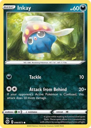 Inkay (44) Reverse Holofoil - Champions Path