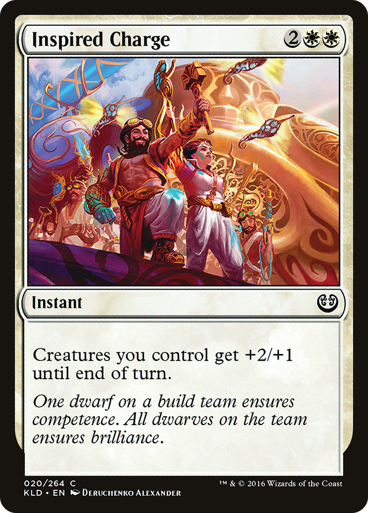 Inspired Charge (020) Foil - Kaladesh