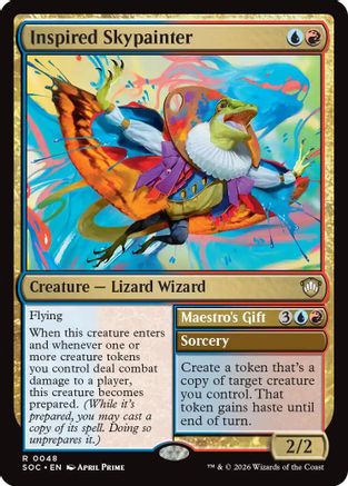 Inspired Skypainter // Maestro's Gift (048) - Commander: Secrets of Strixhaven
