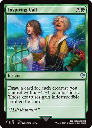 Inspiring Call (310) Surge Foil - Commander: FINAL FANTASY