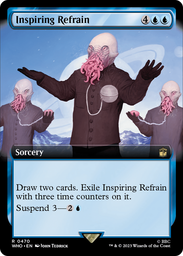Inspiring Refrain (Extended Art) (470) Foil - Doctor Who