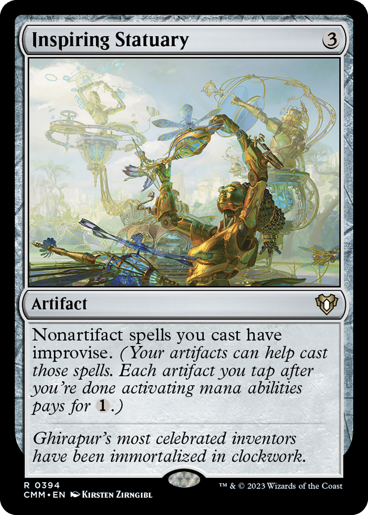 Inspiring Statuary (394) Foil - Commander Masters