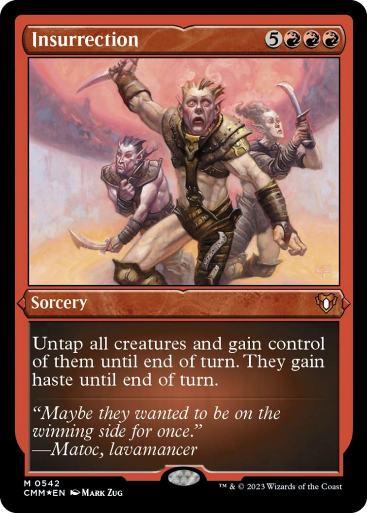 Insurrection (542) Etched Foil - Commander Masters