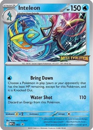 Inteleon (Prerelease) (2) - Black Star Promos
