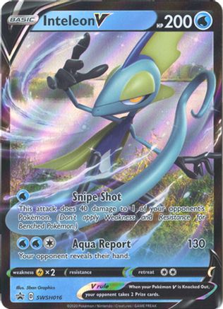Inteleon V (SWSH016) Holofoil - Black Star Promos
