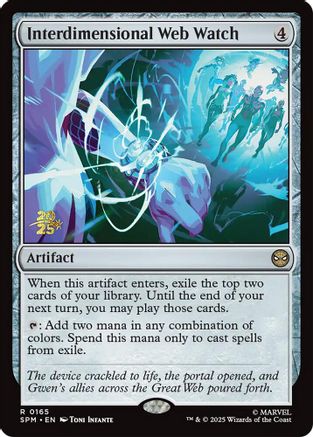 Interdimensional Web Watch (Prerelease) (165) Foil - Marvel's Spider-Man