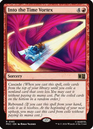 Into the Time Vortex (165) Surge Foil - Commander: Marvel Super Heroes