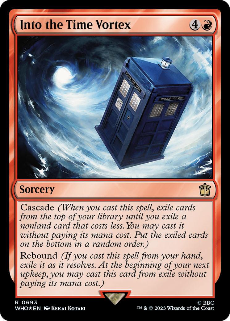 Into the Time Vortex (693) Surge Foil - Doctor Who