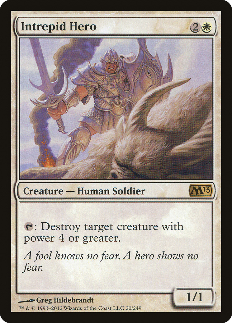 Intrepid Hero (020) Foil - Magic 2013