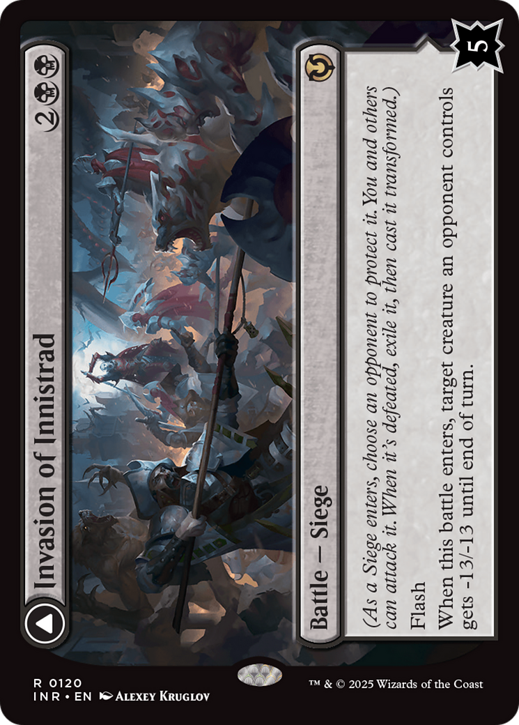 Invasion of Innistrad // Deluge of the Dead (120) Foil - Innistrad Remastered