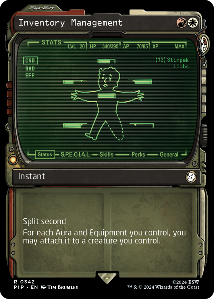 Inventory Management (Showcase) (342) Foil - Fallout