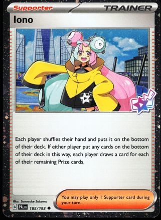 Iono (Cosmos Holo) (185) Holofoil - Paldea Evolved