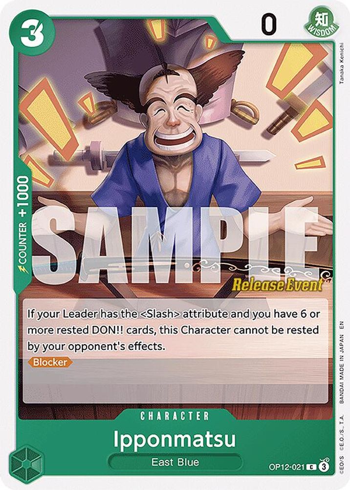 Ipponmatsu (OP12-021) Release Event Cards