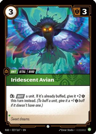 Iridescent Avian (027) Foil - Radiance