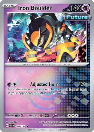 Iron Boulder (Poke Ball Pattern) (46) Reverse Holofoil - Prismatic Evolutions