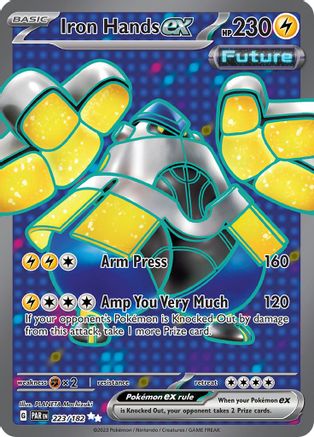 Iron Hands ex (Full Art) (223) Holofoil - Paradox Rift