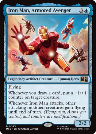 Iron Man, Armored Avenger (033) - Commander: Marvel Super Heroes
