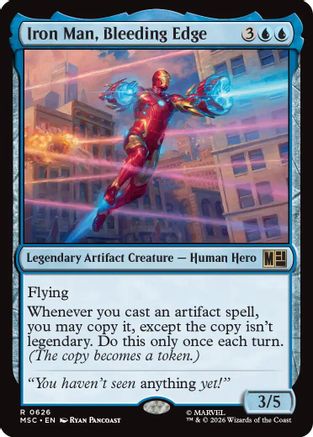 Iron Man, Bleeding Edge (626) Foil - Commander: Marvel Super Heroes
