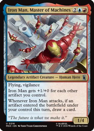 Iron Man, Master of Machines (216) Foil - Marvel Super Heroes