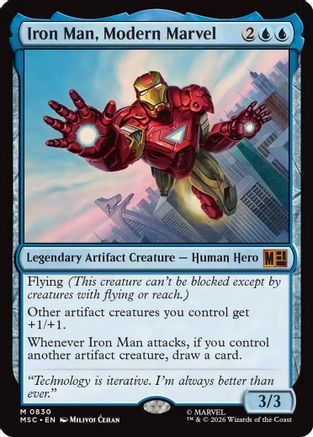 Iron Man, Modern Marvel (830) - Commander: Marvel Super Heroes