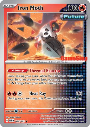 Iron Moth (Gamestop Exclusive) (28) Reverse Holofoil - Miscellaneous Cards & Products