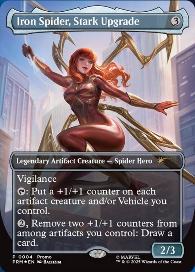 Iron Spider, Stark Upgrade (Borderless) (004) Foil - Media and Collaboration Promos