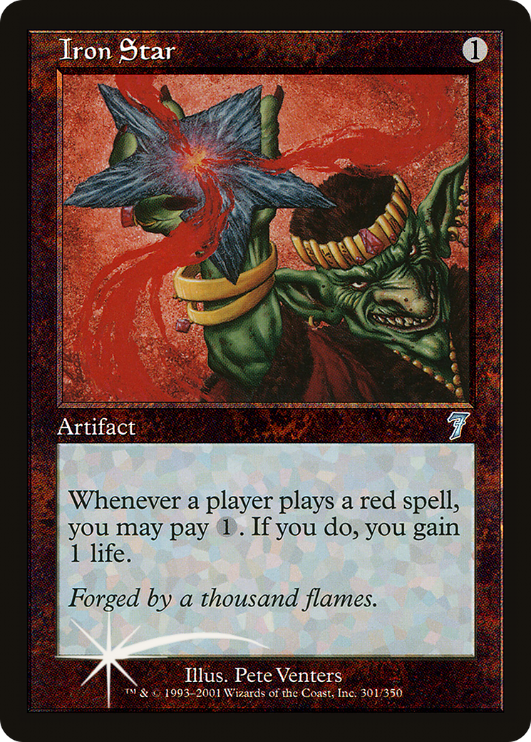 Iron Star (301) Foil - Seventh Edition