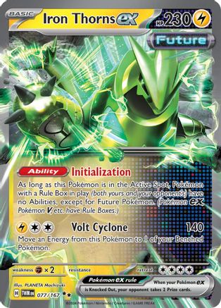 Iron Thorns ex (77) Holofoil - Twilight Masquerade