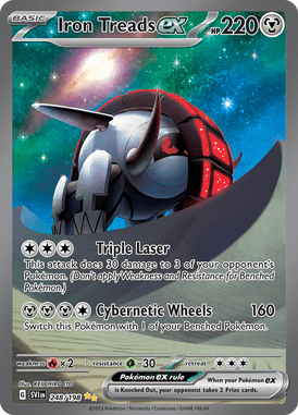 Iron Treads ex (Alternate Full Art) (248) Holofoil - Scarlet & Violet